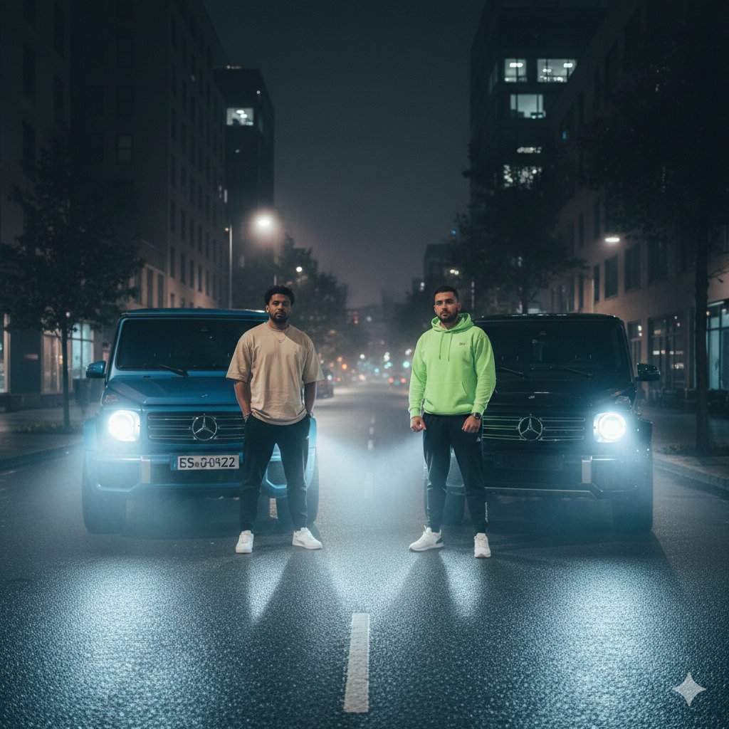 Cinematic Urban Night Street Portrait Prompt — output 1