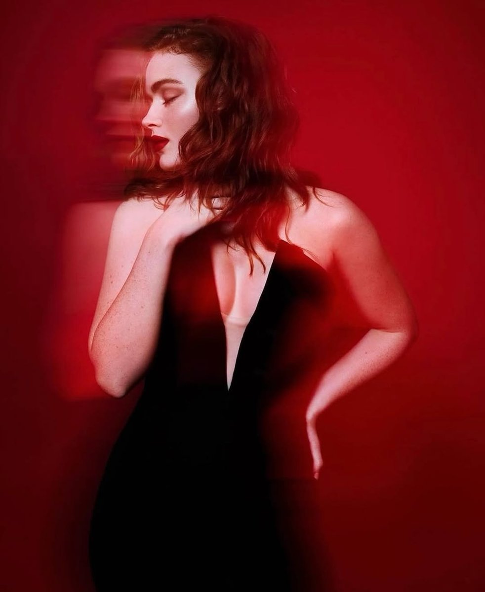 Social Media Post - High-Fashion Cinematic Portrait with Shutter Drag Effect — output 1