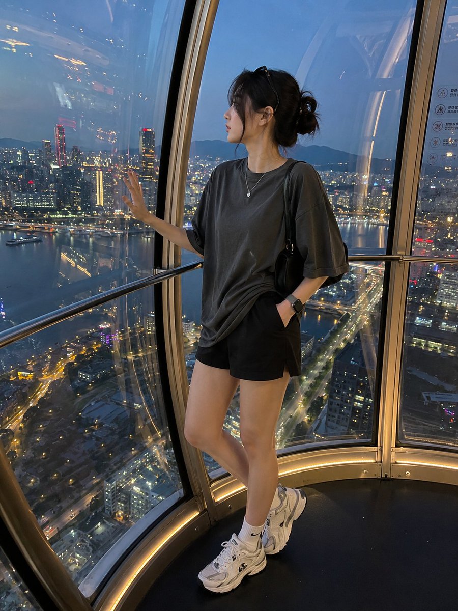 Profile / Avatar - Candid Luxury Ferris Wheel Portrait — output 1