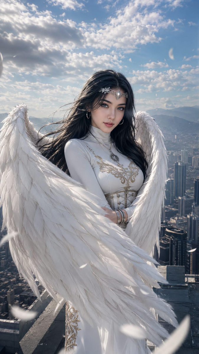 Comic / Storyboard - Modern Angel Rooftop Portrait — output 1