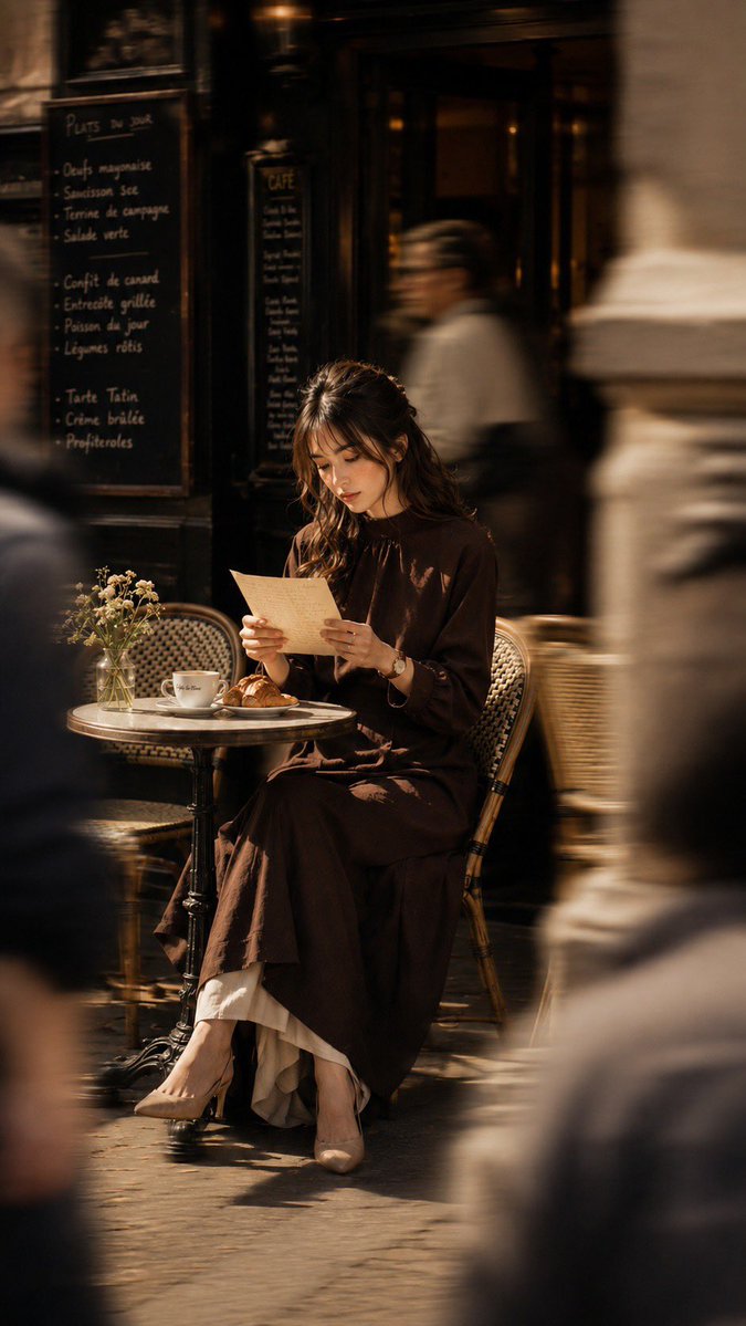 Social Media Post - Parisian Cafe Candid Street Photography — output 1