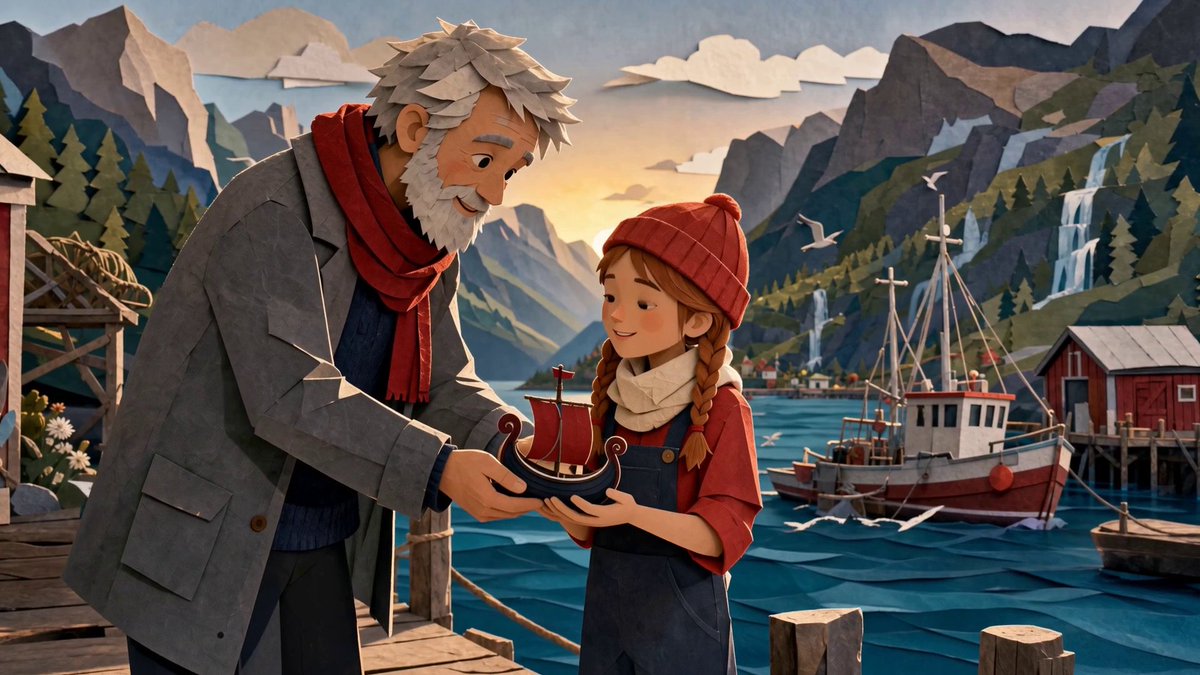 Comic / Storyboard - Cinematic Norway Story World Keyframe — output 1