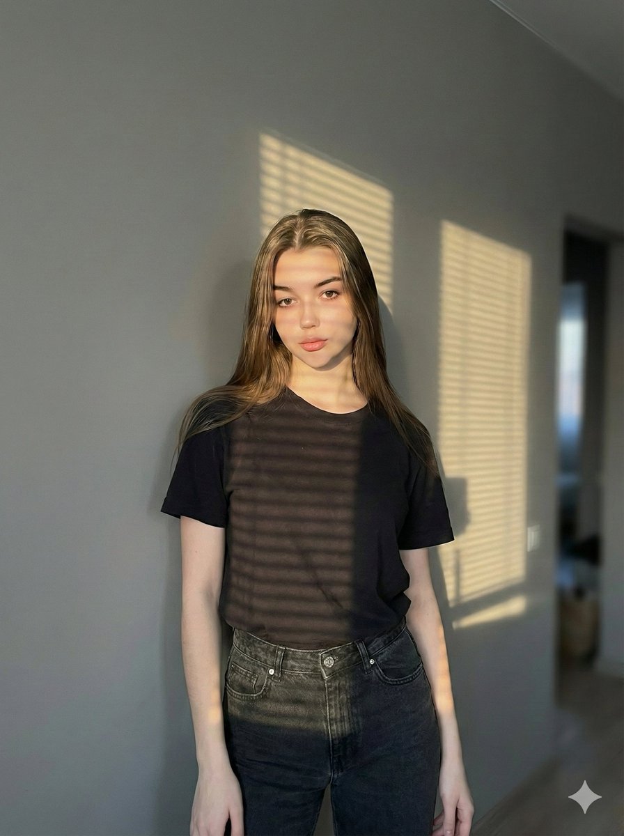Chiaroscuro Window Portrait Prompt — output 1