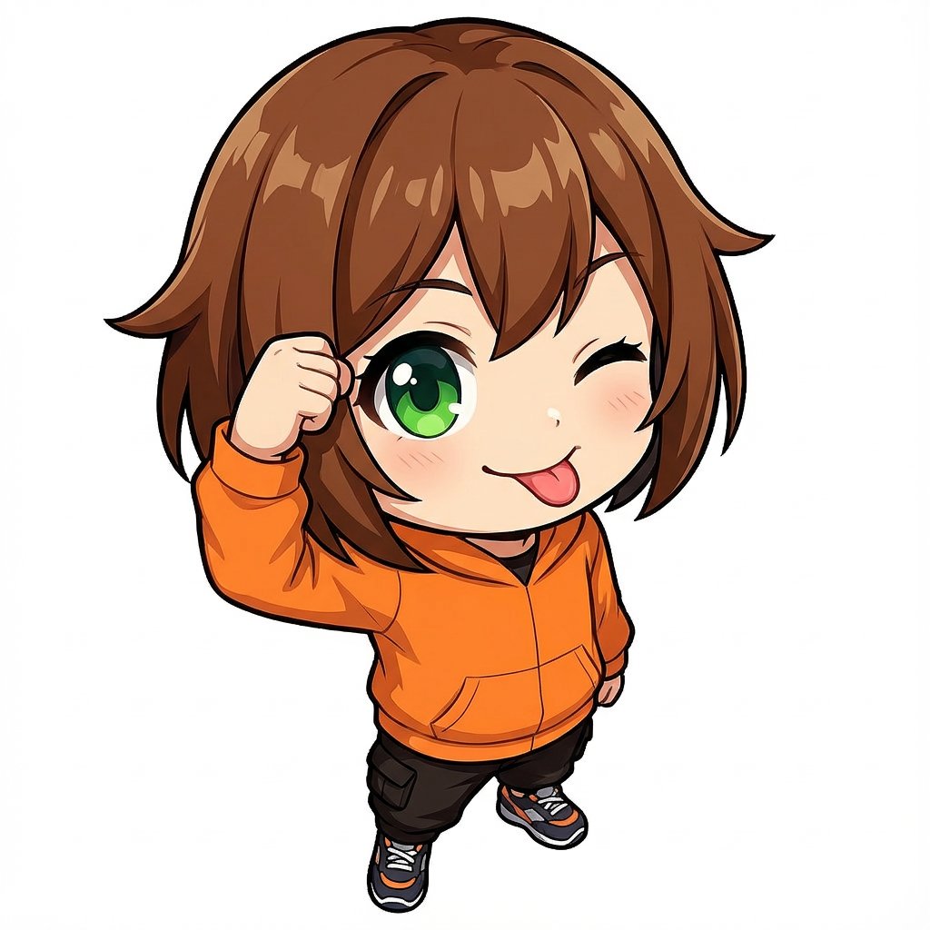 Profile / Avatar - Chibi Character Tehepero Pose Prompt for Nano Banana Pro — output 1