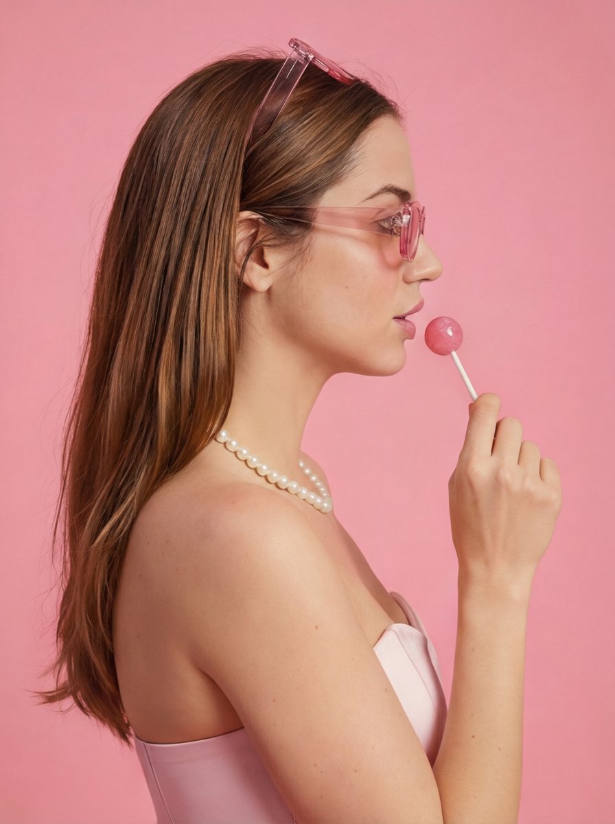 Social Media Post - Soft Girl Editorial Fashion Portrait (JSON) — output 1