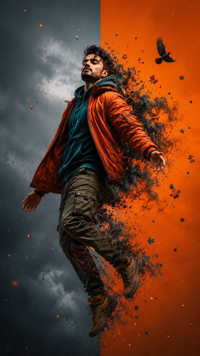 Cinematic Levitation Portrait Transformation — output 1