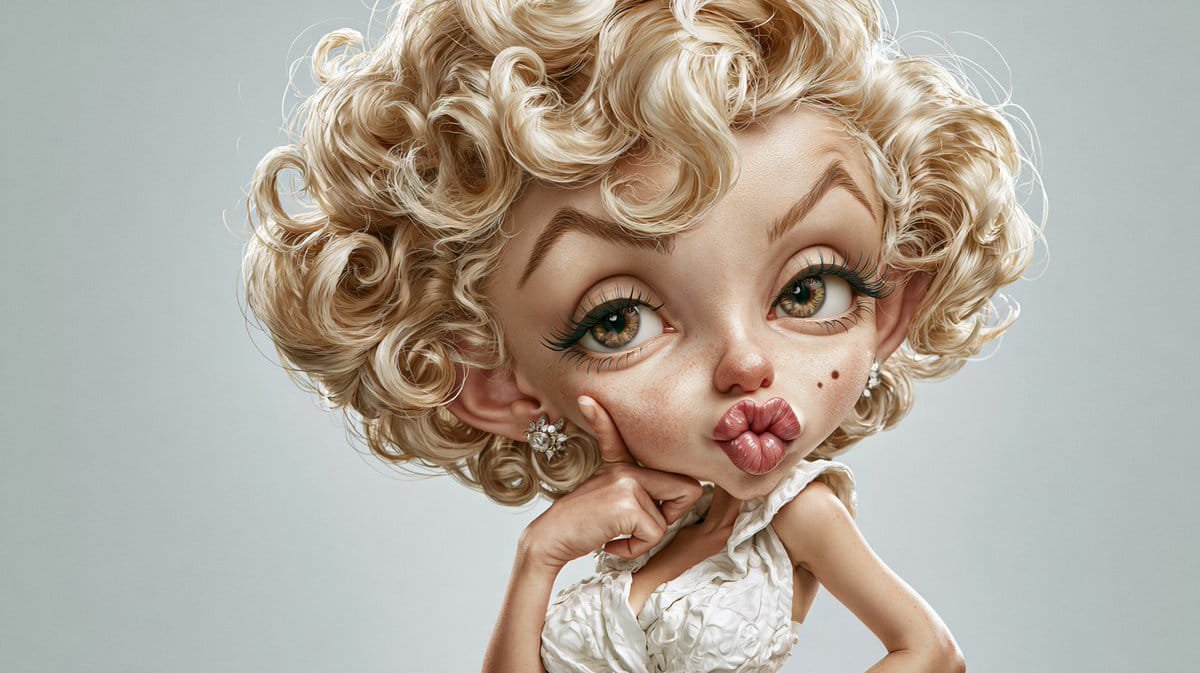 Profile / Avatar - Premium Celebrity Caricature Portrait — output 1
