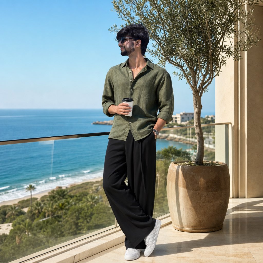 Product Marketing - Luxury Lifestyle Oceanfront Portrait — output 1