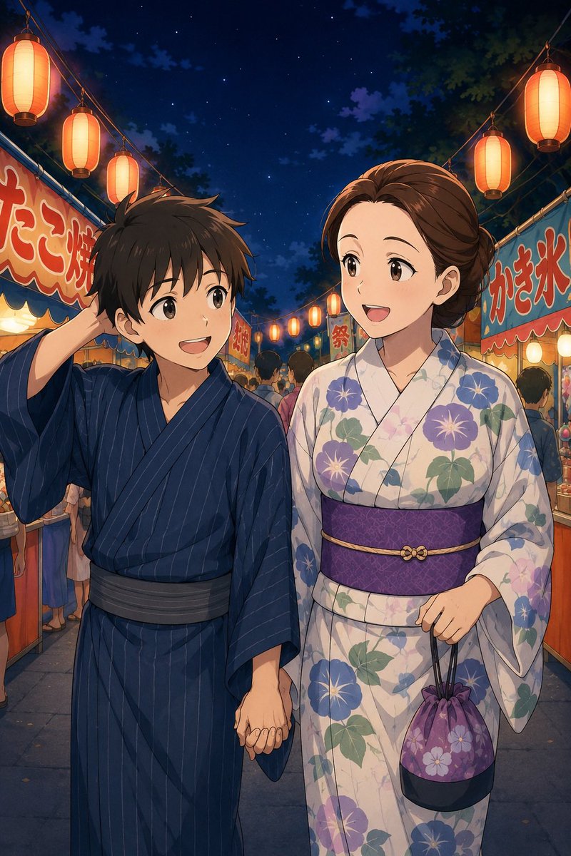 Comic / Storyboard - Anime Summer Festival Couple — output 1