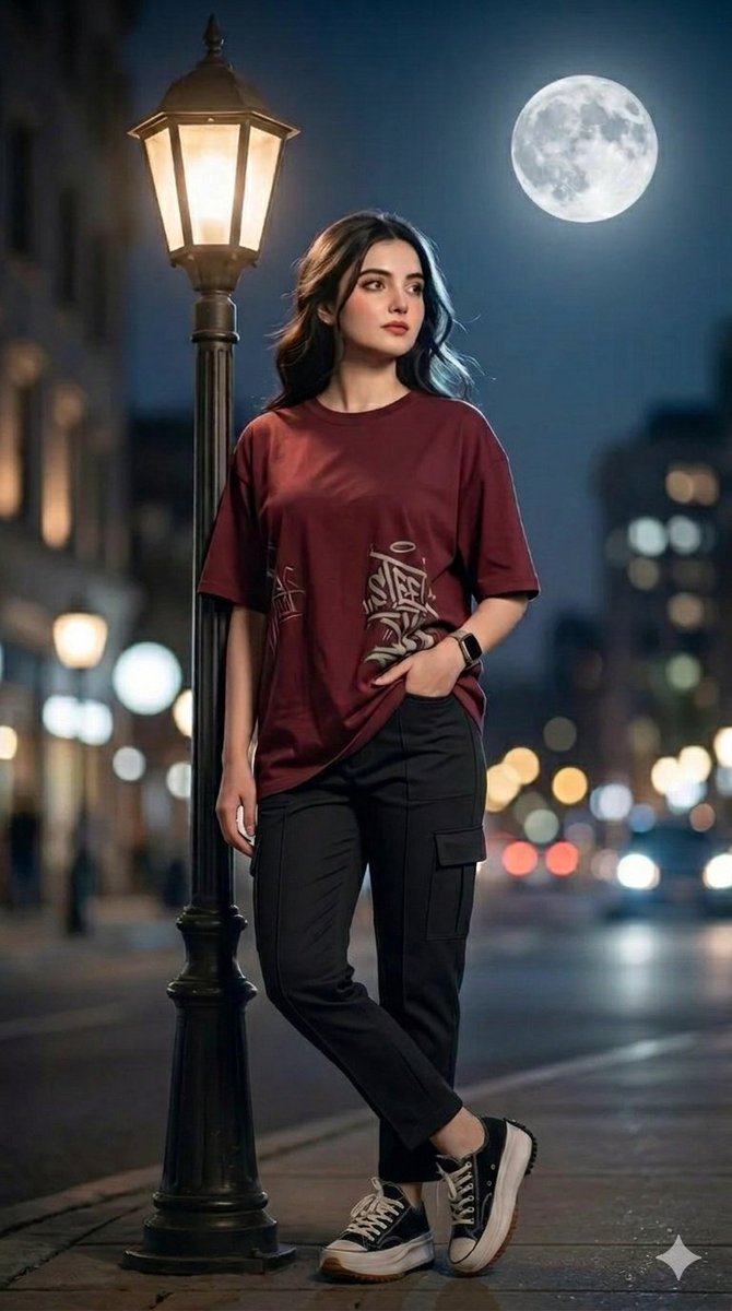 Profile / Avatar - Urban Night Portrait with Soft Bokeh — output 1