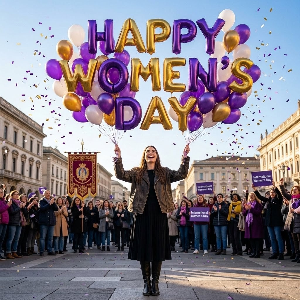 Cinematic Scene for Happy Women's Day — output 1