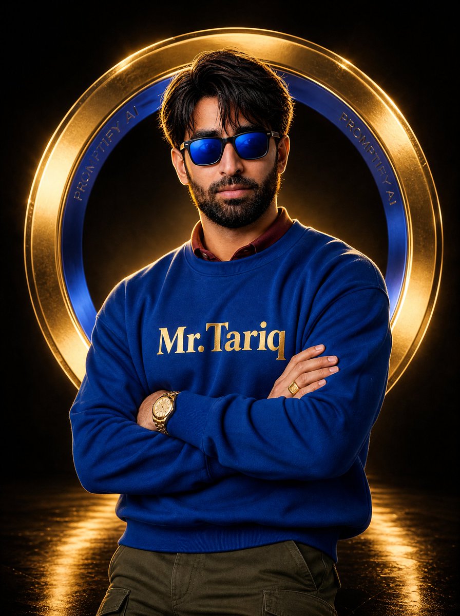 Profile / Avatar - Cinematic Gold Ring Portrait — output 1