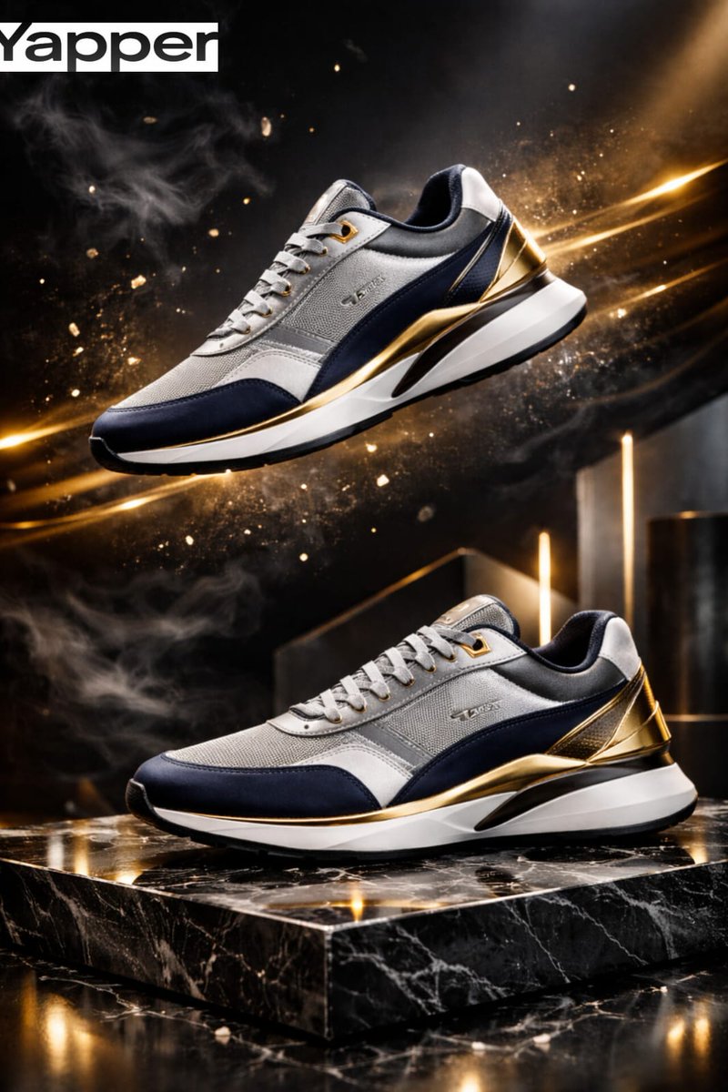 E-commerce Main Image - Luxury Sneaker Advertisement Photography — output 1