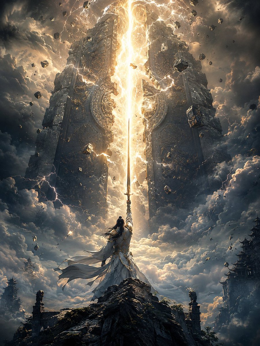 Game Asset - Heaven-Splitting Xianxia Swordsman — output 1