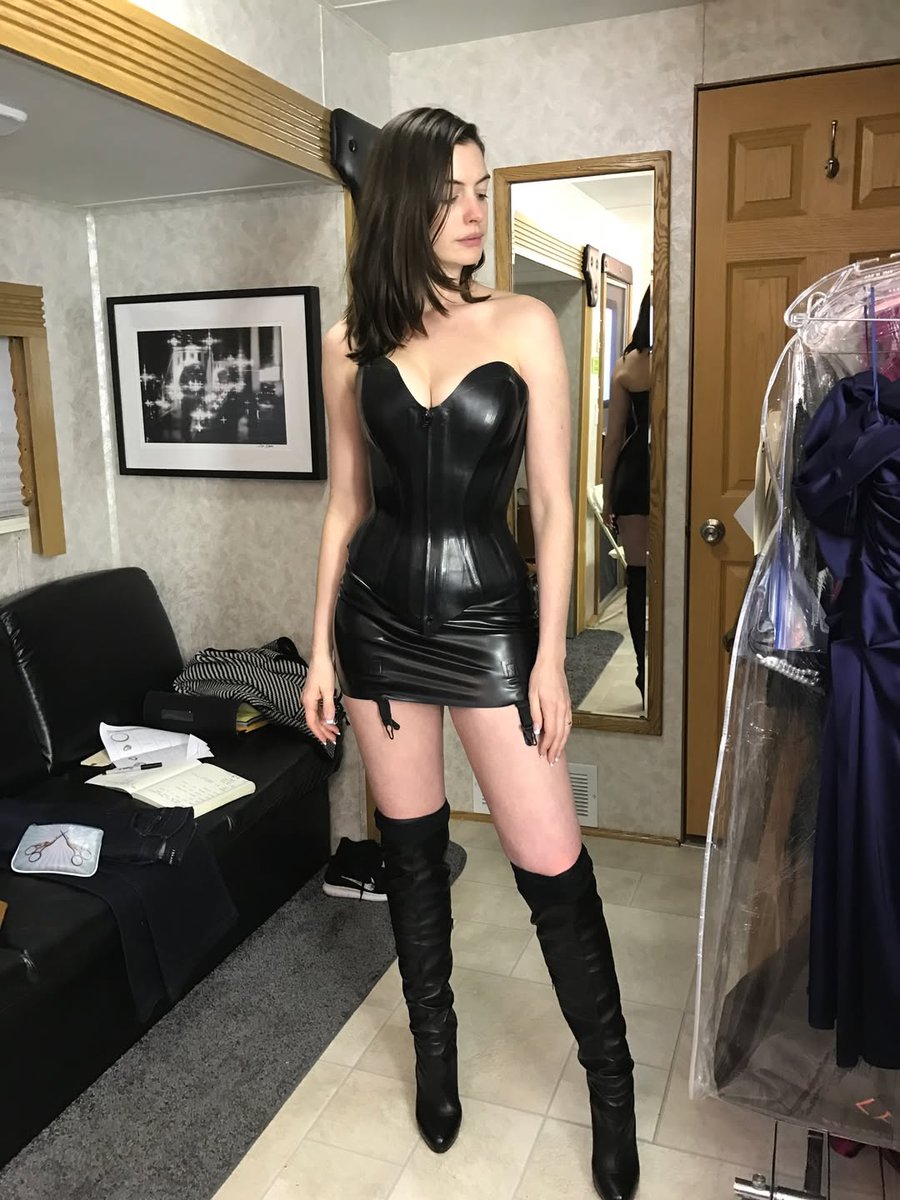 Latex and Leather Backstage Portrait — output 1