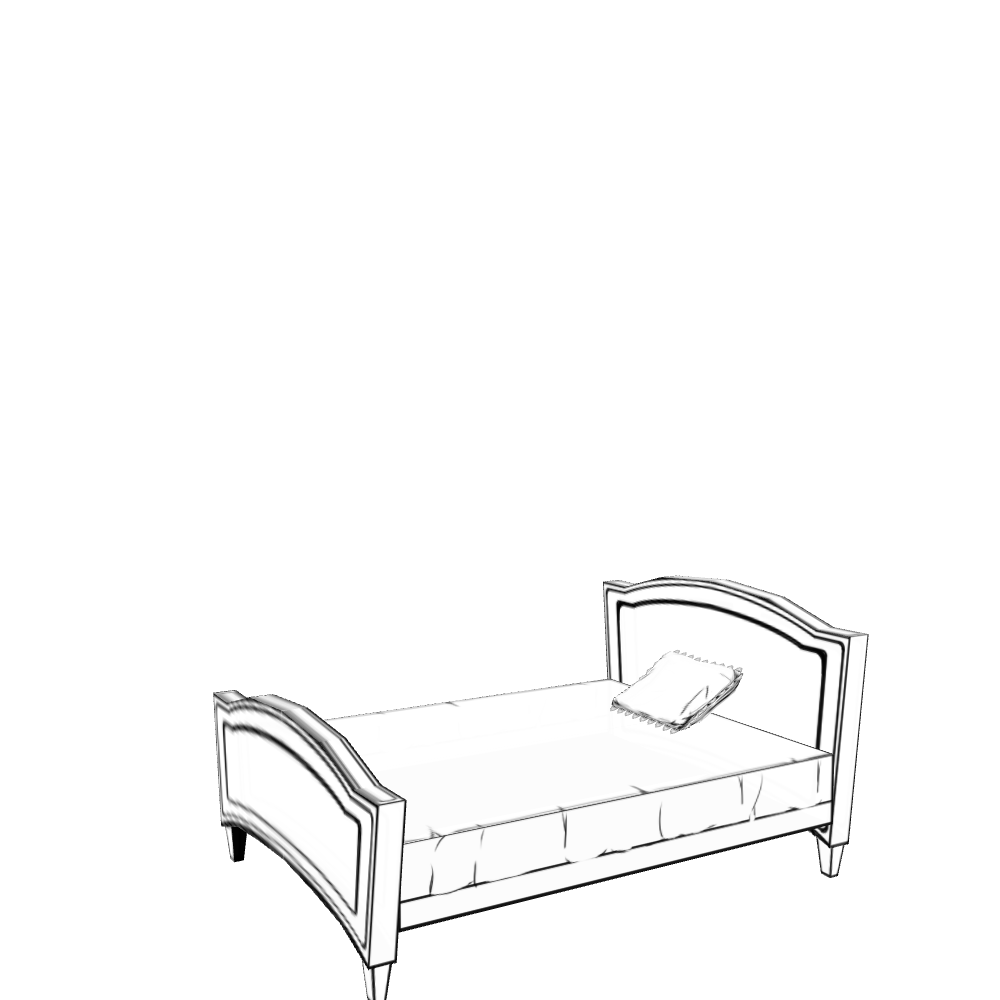 Isometric living room layout based on a sofa photo — output 1