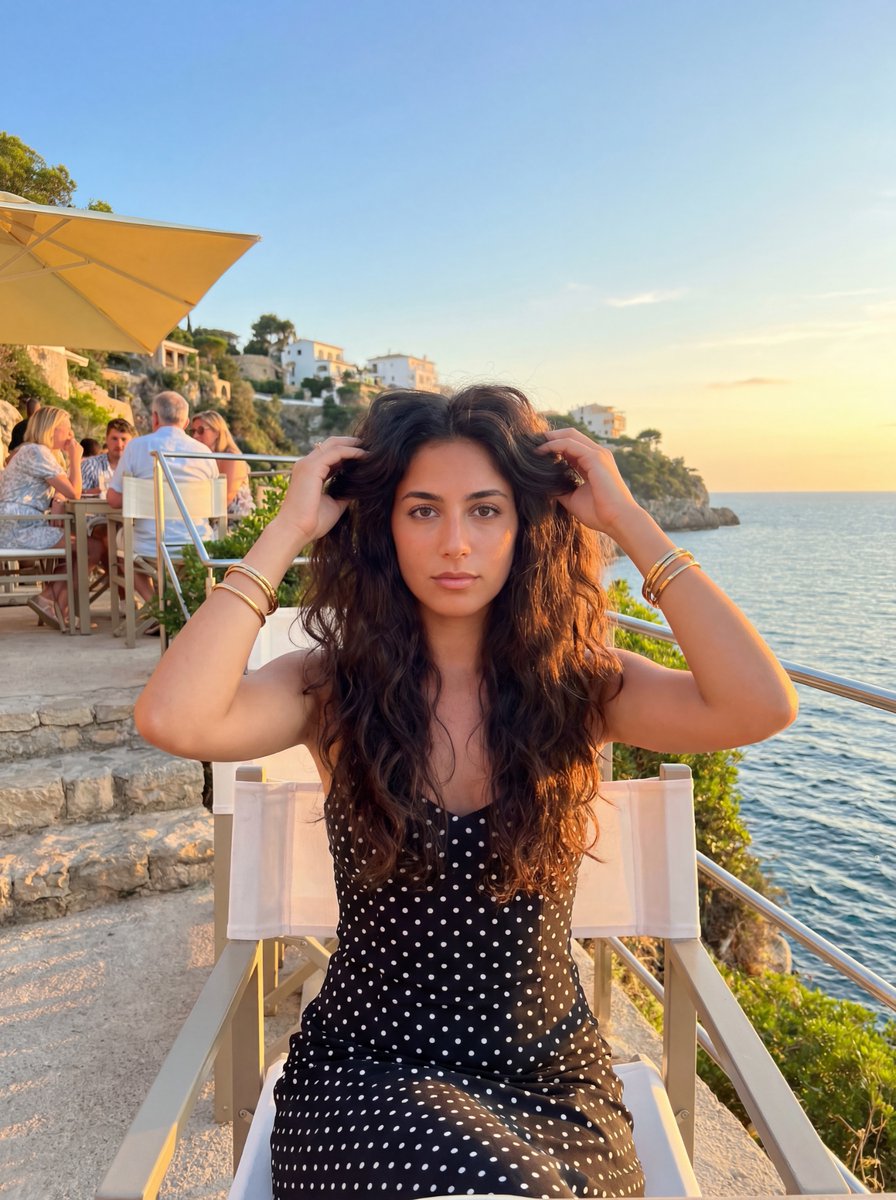 Social Media Post - Golden Hour Coastal Lifestyle Photo Prompt — output 1