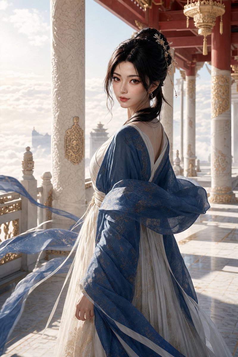 Comic / Storyboard - Celestial Palace Banquet Hanfu Portrait — output 1