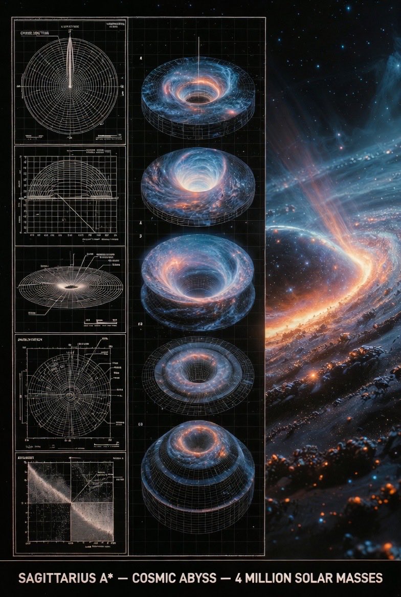 Infographic / Edu Visual - Supermassive Black Hole Museum Presentation Board — output 1