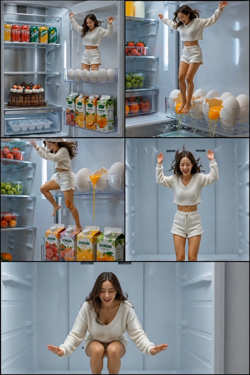 Comic / Storyboard - Miniature Woman in Refrigerator Storyboard — output 1