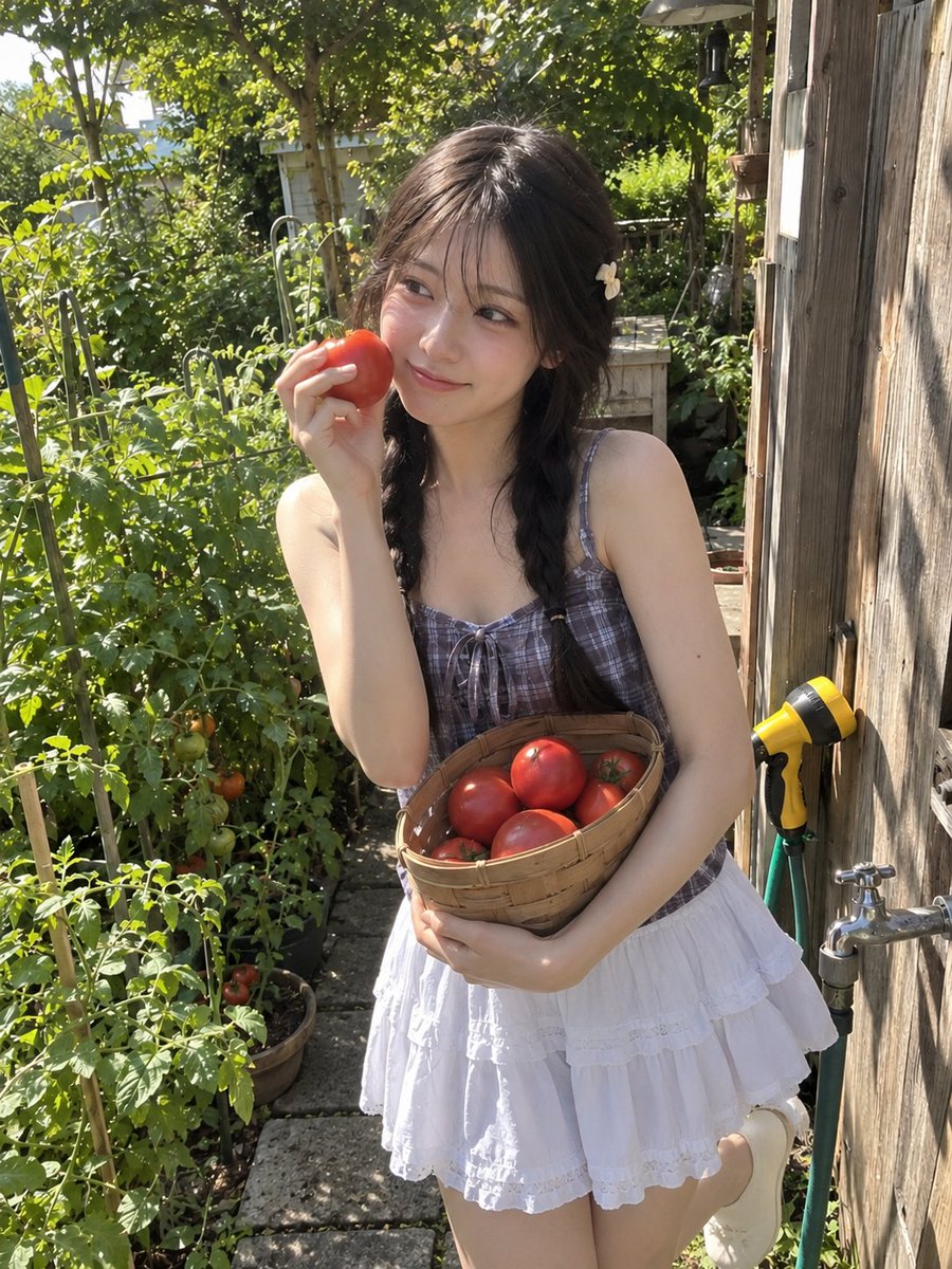 Profile / Avatar - Summer Garden Lifestyle Portrait — output 1