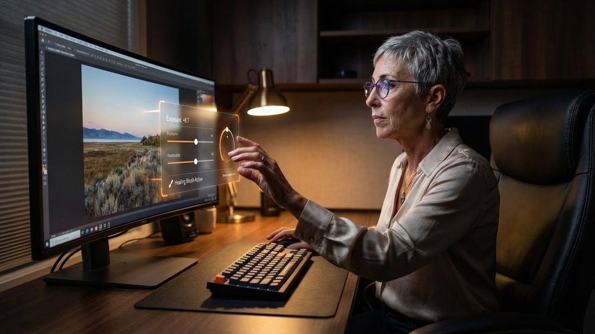 Professional Photo Editor HUD Prompt — output 1