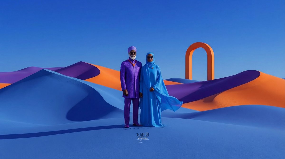 Afrofuturist Fine Art Fashion Prompt — output 1