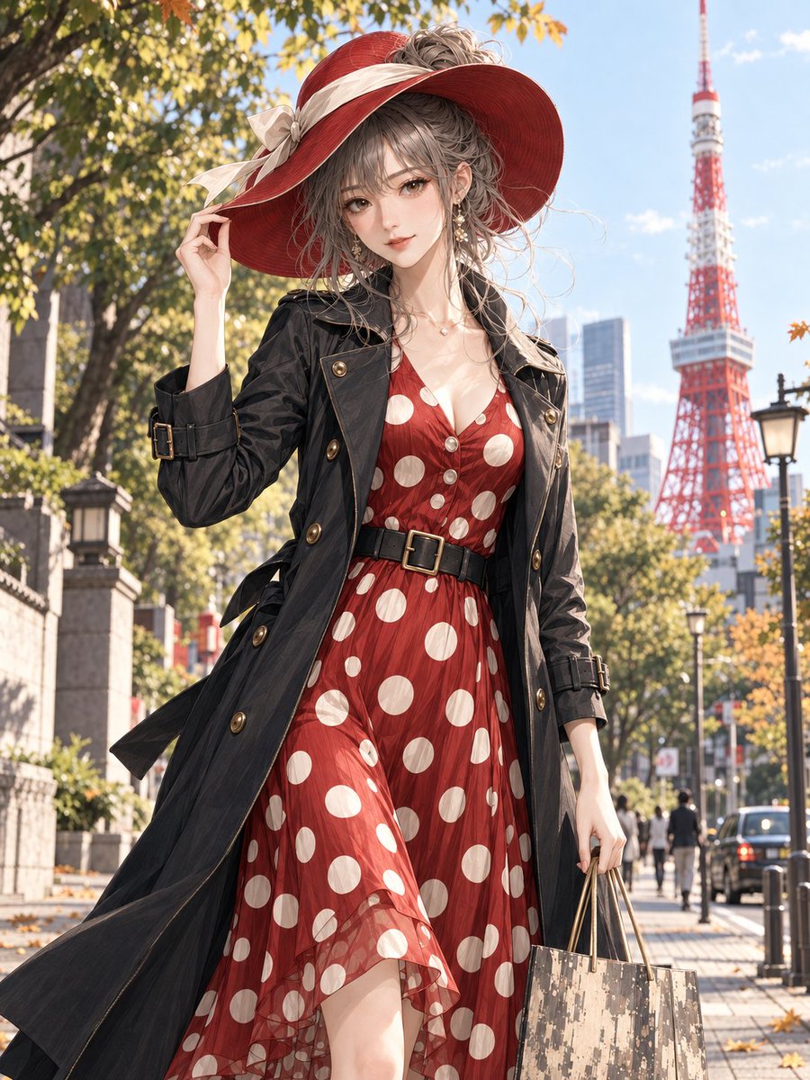 Product Marketing - Tokyo Autumn Fashion Anime Portrait — output 1