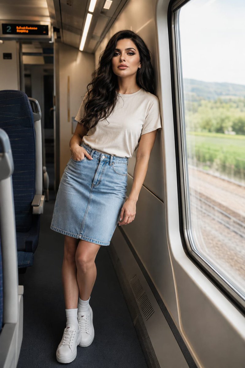 Social Media Post - Ultra Realistic Train Portrait — output 1