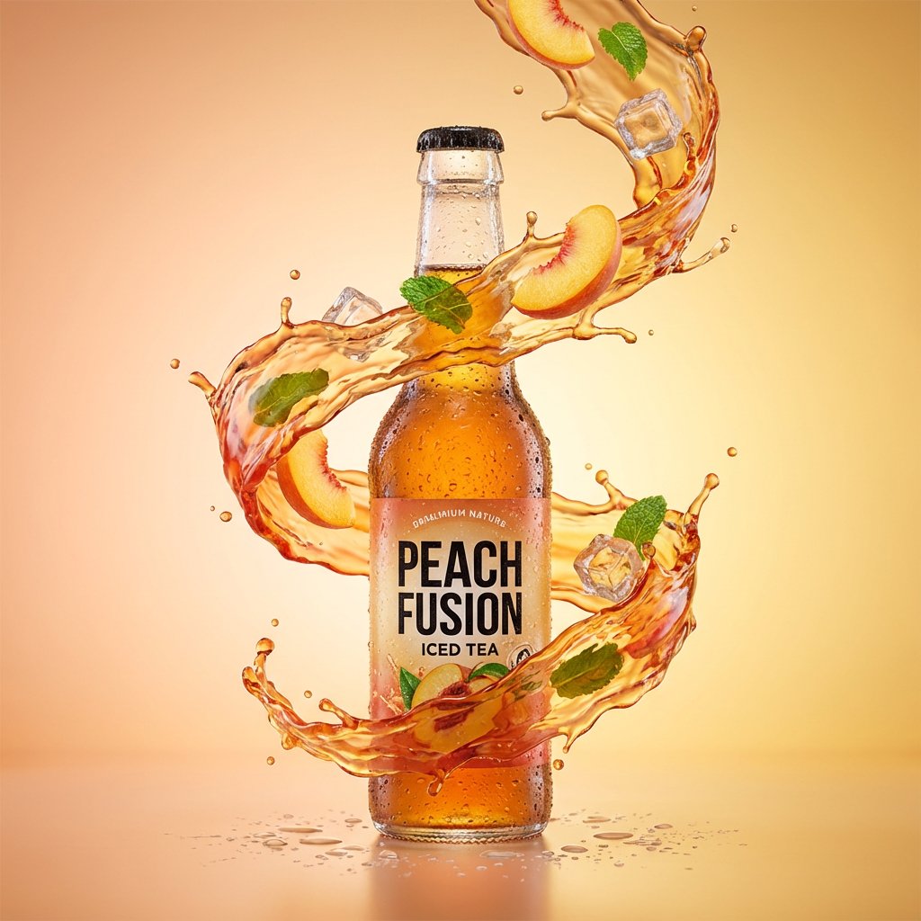 E-commerce Main Image - Hyper-Realistic Product Photography with Liquid Splash — output 1