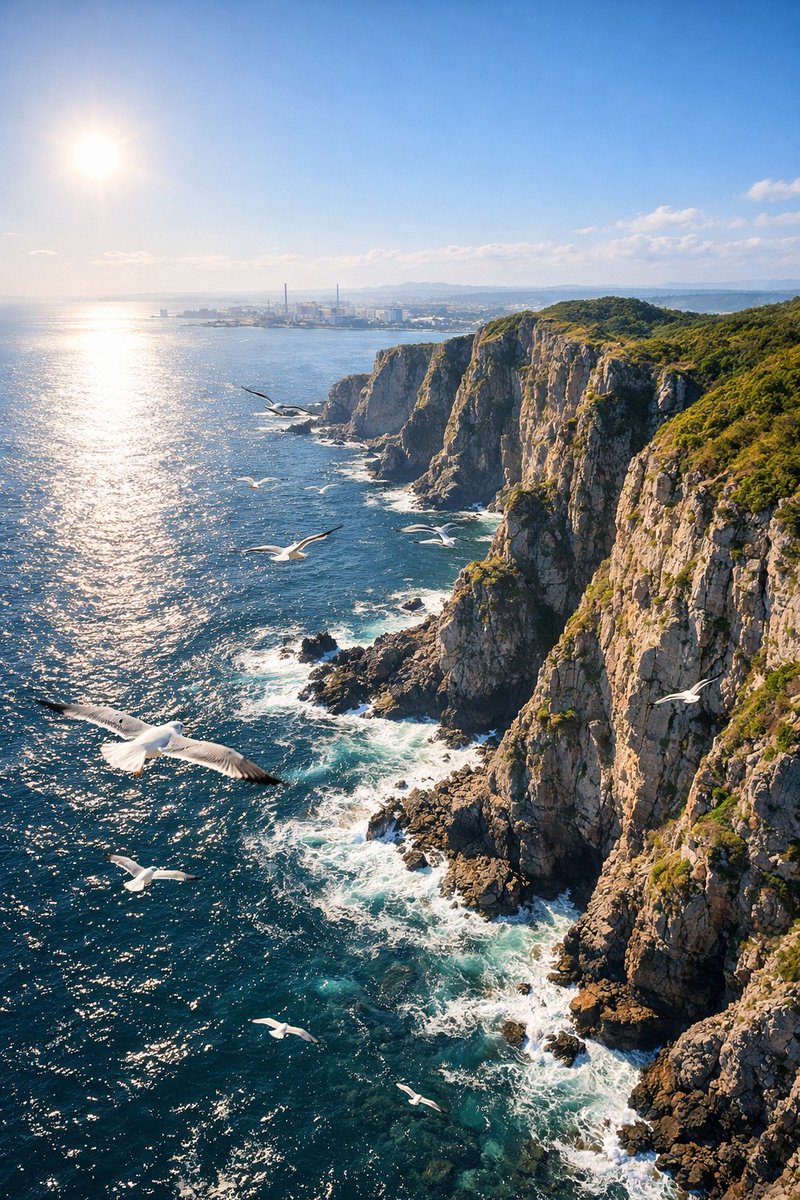 Detailed Aerial Coastal Landscape — output 1