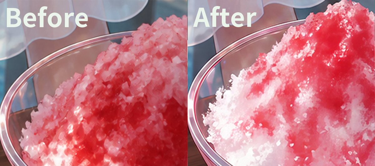 Product Marketing - AI Shaved Ice Texture Correction — output 1