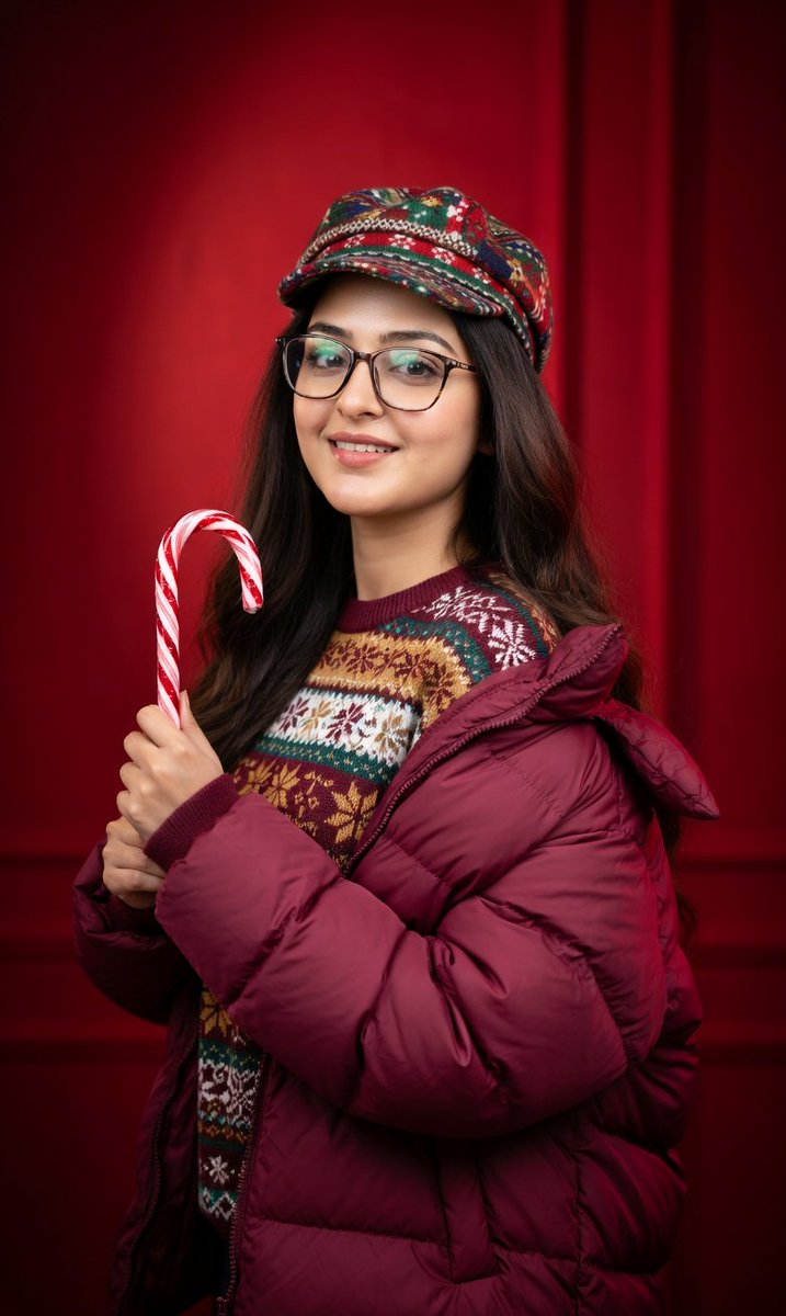 Profile / Avatar - Studio Portrait with Red Gradient Background Prompt for Nano Banana Pro — output 1