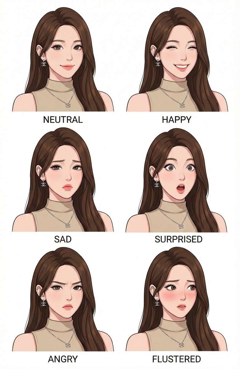 Expression style guide from an image — output 1
