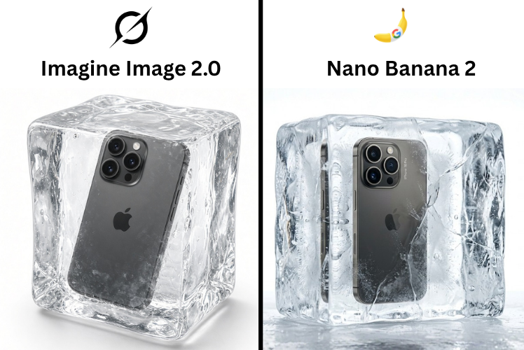 E-commerce Main Image - Product in Ice Cube Minimalist — output 1