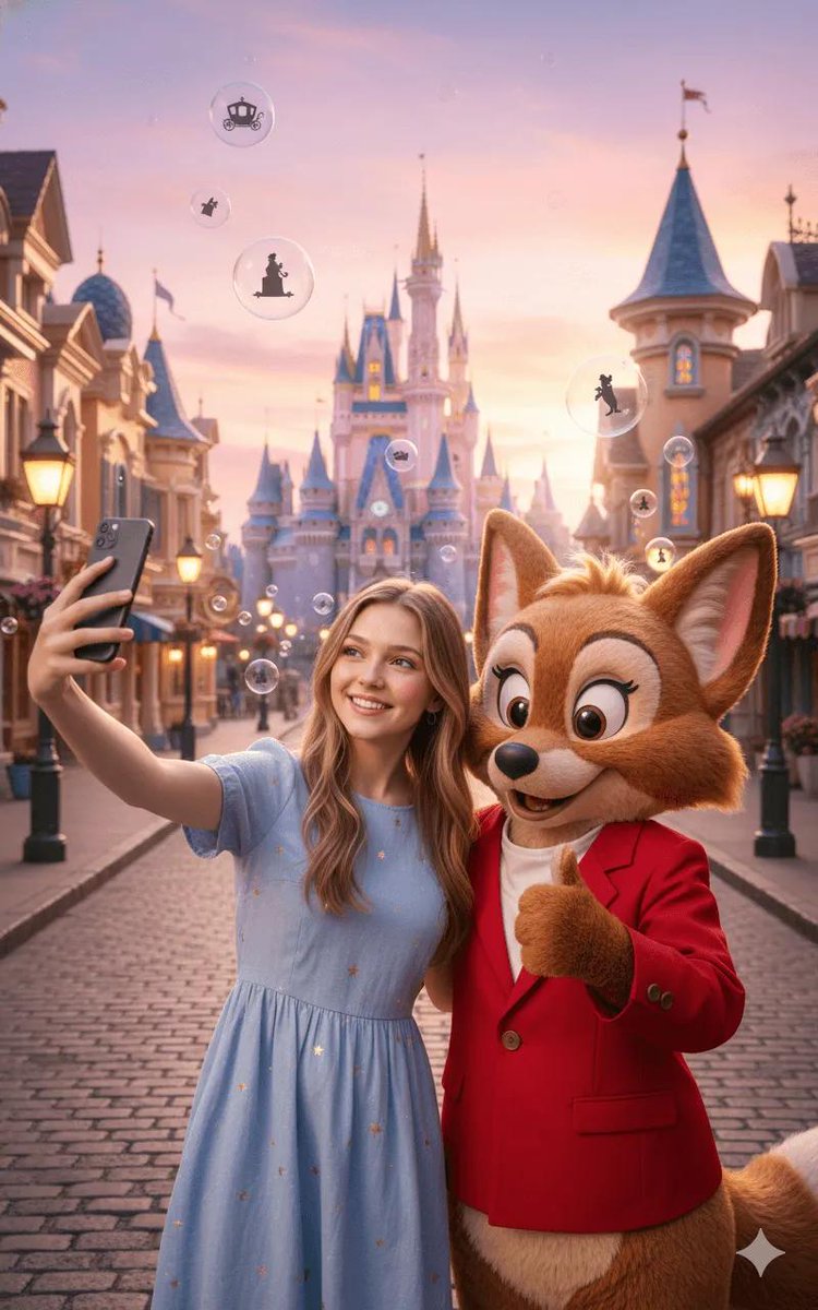 Product Marketing - Magical Fairytale Theme Park Selfie — output 1