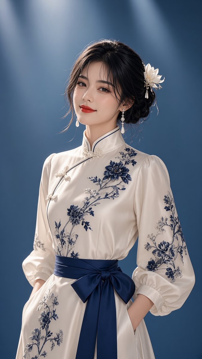 Profile / Avatar - New Chinese-Style Editorial Portrait — output 1