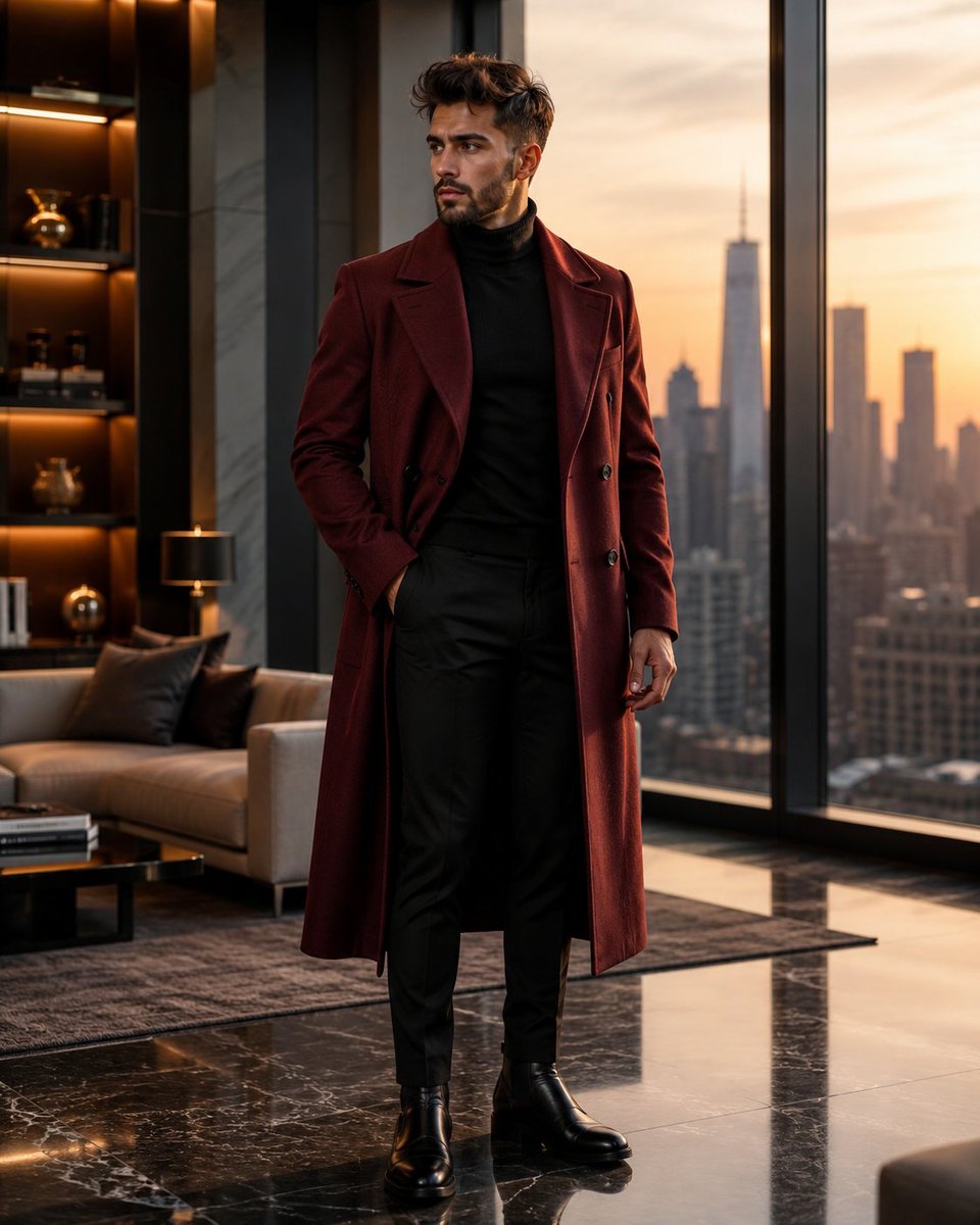 Product Marketing - Luxury Penthouse Menswear Editorial — output 1