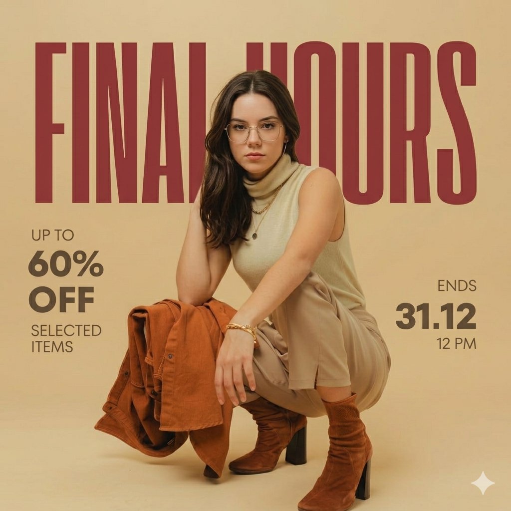 Product Marketing - Fashion Advertisement Poster Generation — output 1