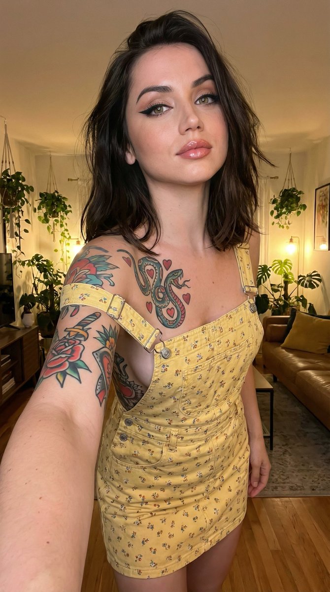 Profile / Avatar - Photorealistic Tattooed Selfie Portrait (Structured JSON) — output 1