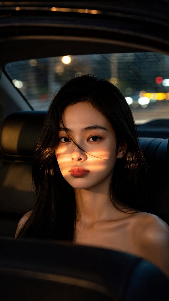 Profile / Avatar - Cinematic Night Car Portrait — output 1