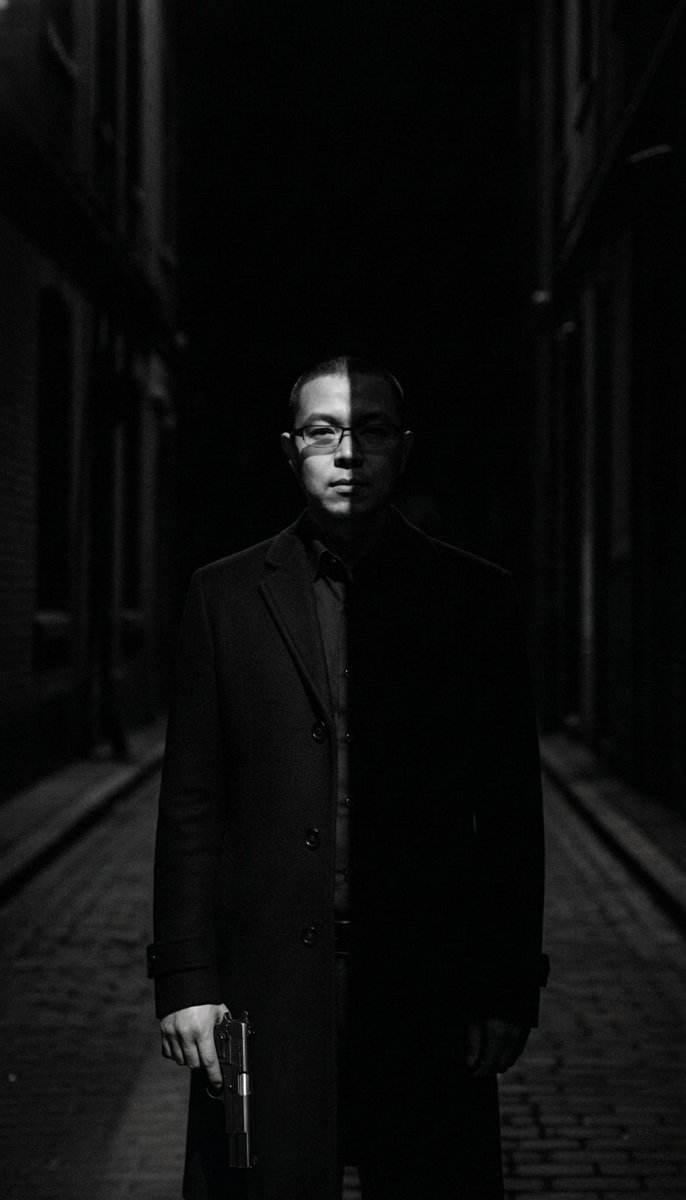 Social Media Post - Film Noir Cleaner Portrait Prompt for Nano Banana Pro — output 1