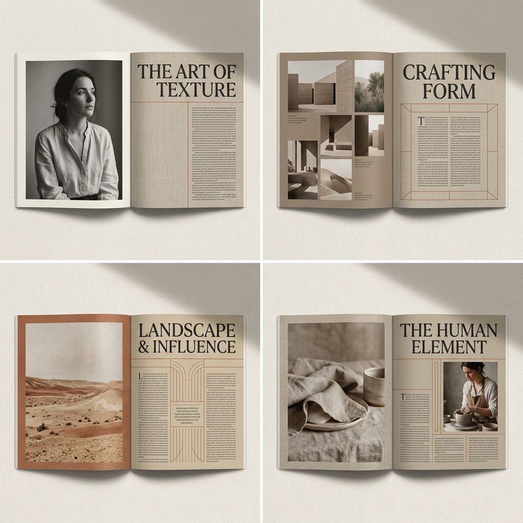 Editorial Magazine Spread Concept Prompt — output 1