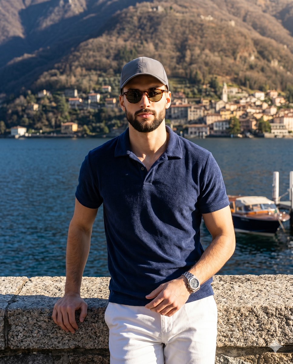 Social Media Post - Luxury Alpine Lake Travel Portrait — output 1