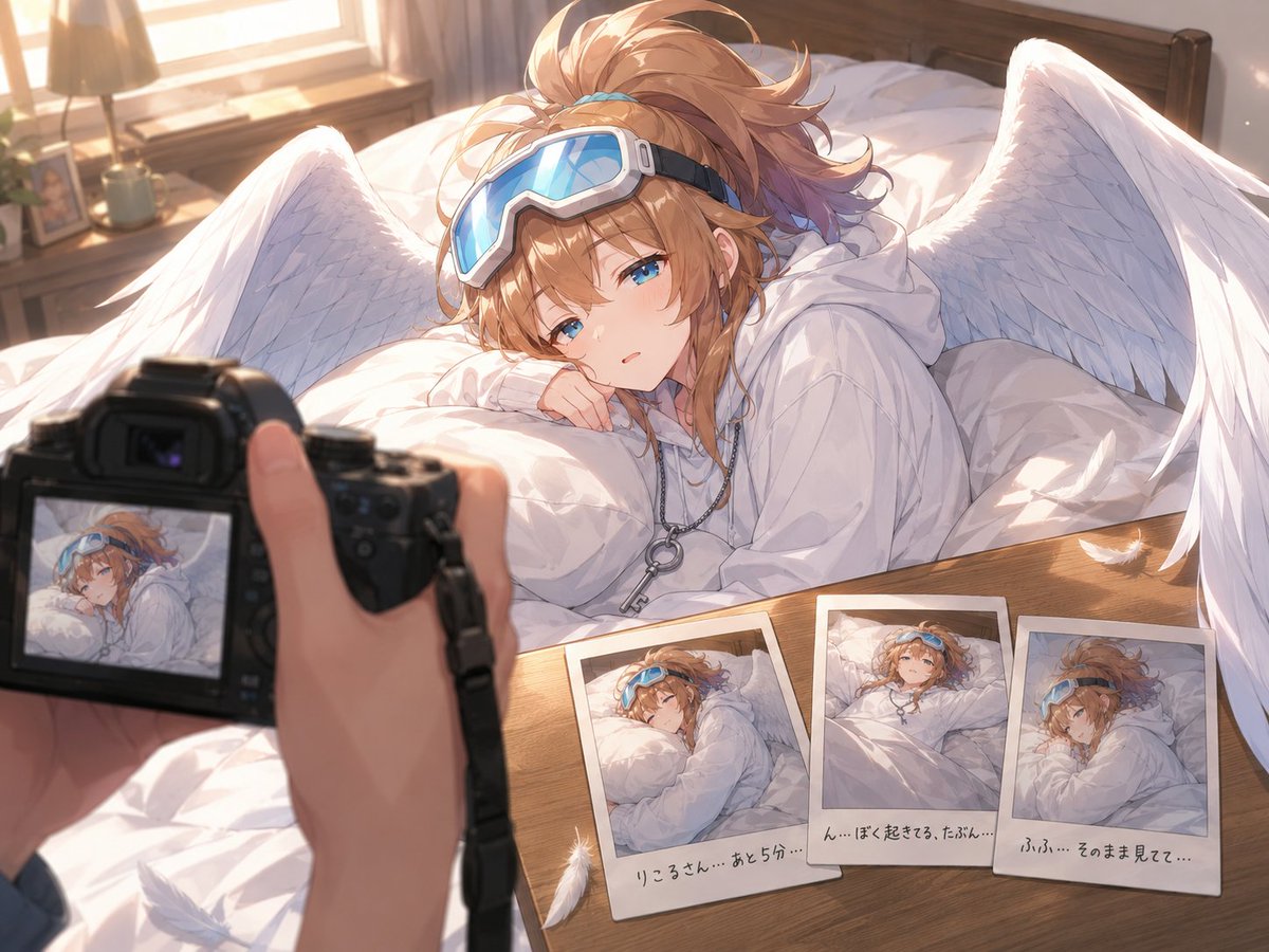 Comic / Storyboard - Anime Character Waking Up POV — output 1
