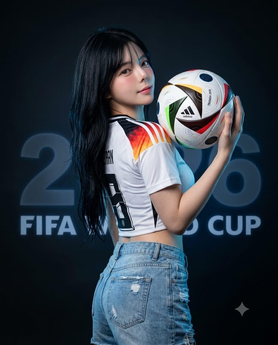 Product Marketing - Asian Woman World Cup Portrait — output 1