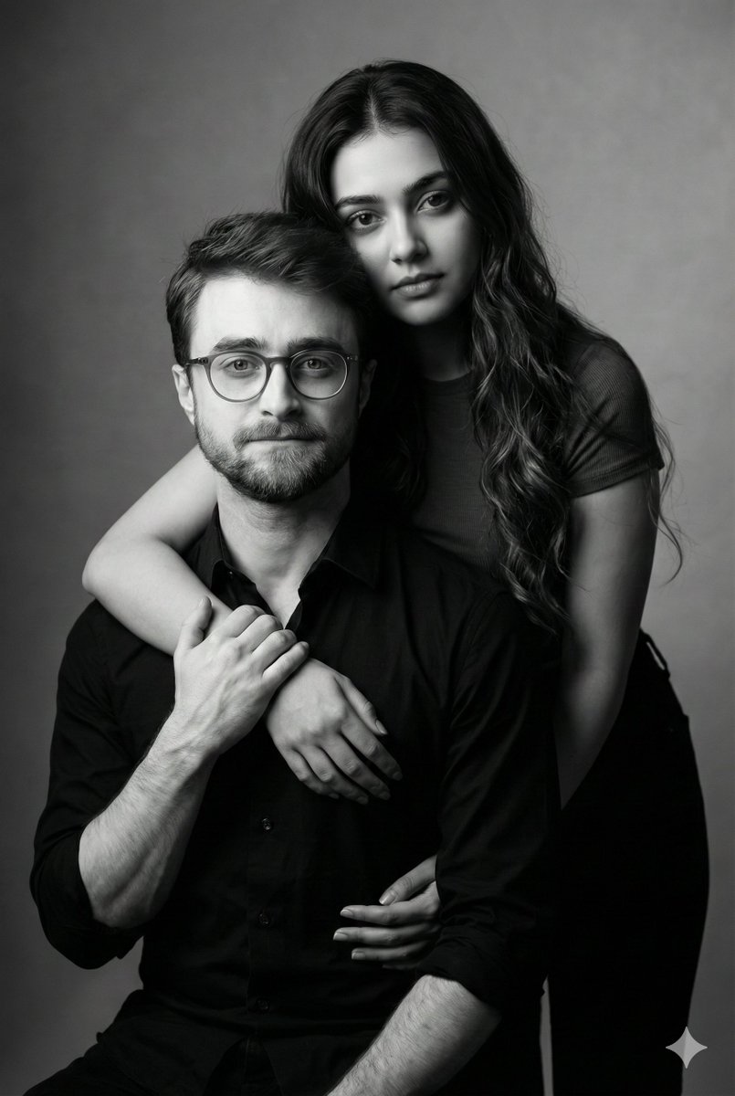 Monochrome Fine Art Couple Portrait — output 1