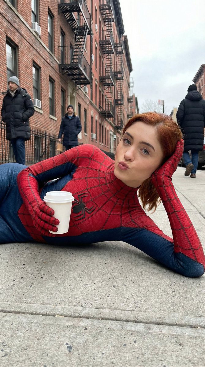 Game Asset - Photorealistic Candid Spider-Girl Portrait — output 1