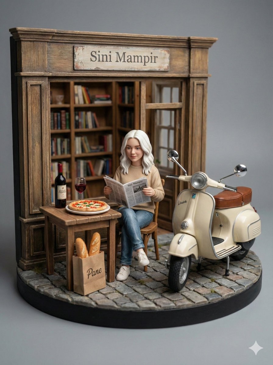 E-commerce Main Image - Ultra-Realistic Macro Diorama Product Photography Prompt — output 1