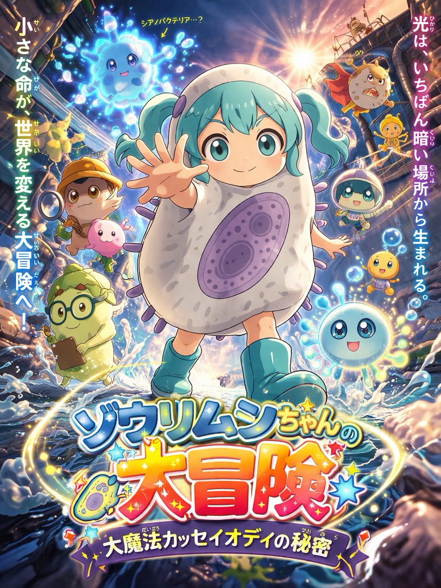 YouTube Thumbnail - Anime Movie Poster for 'Paramecium' Hero Cut — output 1